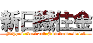 新日鐵住金 (Nippon steel and Sumitomo metal)