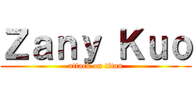 Ｚａｎｙ Ｋｕｏ (attack on titan)