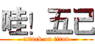 哇！五己 (attack on titan)