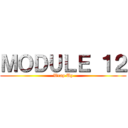 ＭＯＤＵＬＥ １２ (Wrap Up)