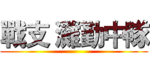 戰支 灘勤中隊 ()