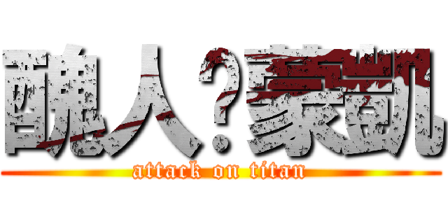 醜人♥蒙凱 (attack on titan)