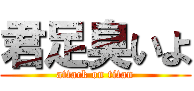 君足臭いよ (attack on titan)