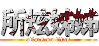 所炫姊姊 (attack on titan)