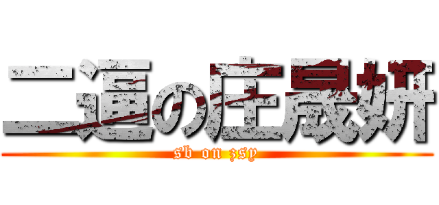 二逼の庄晟妍 (sb on zsy)