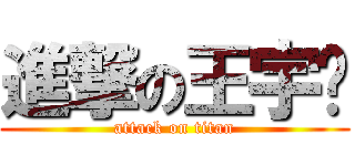 進撃の王宇琼 (attack on titan)