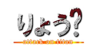 りょう🎾 (attack on titan)