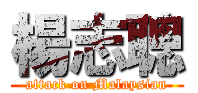 楊志聰 (attack on Malaysian)