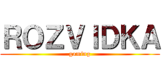 ＲＯＺＶＩＤＫＡ (gaming)