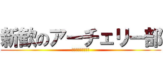 新歓のアーチェリー部 (中京アーチェリー部)