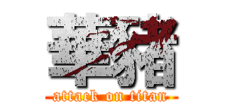 華豬 (attack on titan)