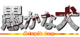 愚かな犬 (Stupid dog)