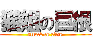 猫姐の巨根 (attack on titan)