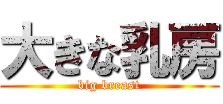 大きな乳房 (big breast)