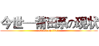 今世—莆田系の现状 (attack on titan)