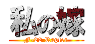 私の嫁 (F-22 Rapter)