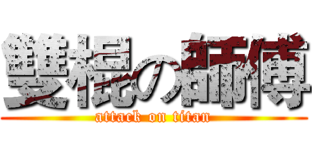雙棍の師傅 (attack on titan)