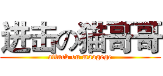 进击の猫哥哥 (attack on maogege)