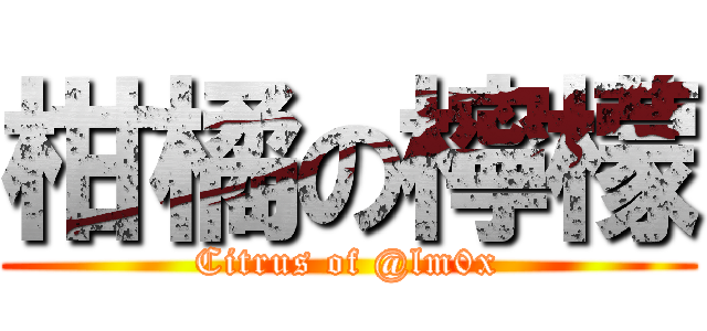 柑橘の檸檬 (Citrus of @lm0x)