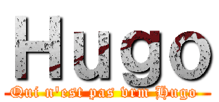 Ｈｕｇｏ (Qui n'est pas vrm Hugo )