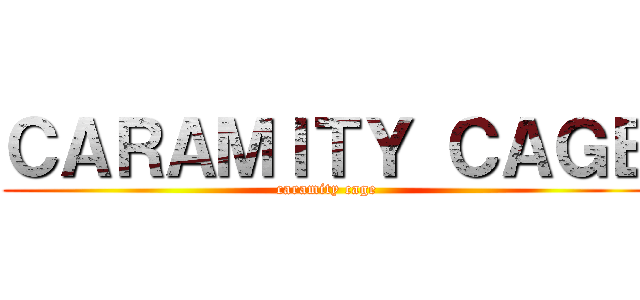 ＣＡＲＡＭＩＴＹ ＣＡＧＥ (caramity cage)