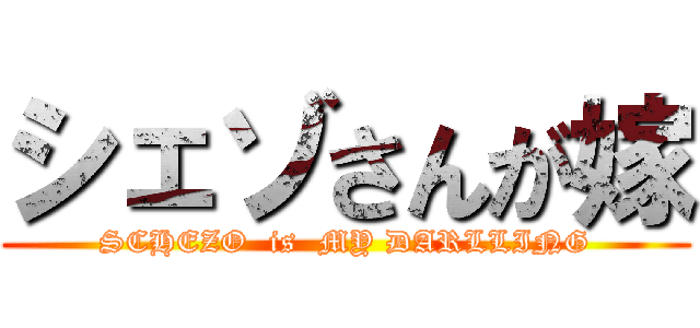 シェゾさんが嫁 (SCHEZO  is  MY DARLLING)