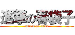 進撃の春袋子 (attack on titan)