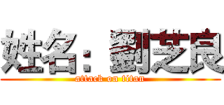 姓名：劉芝良 (attack on titan)