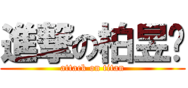 進撃の柏昱貓 (attack on titan)