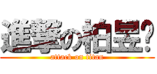 進撃の柏昱貓 (attack on titan)
