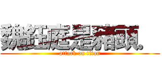 魏鈺庭是豬頭． (attack on titan)