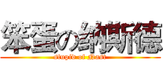 笨蛋の纳斯德 (stupid of Nast)