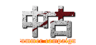 中古 (summer campaign)