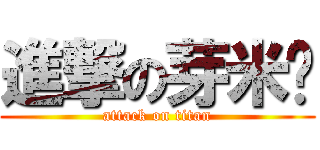進撃の芽米醬 (attack on titan)