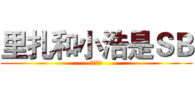 里扎和小浩是ＳＢ (确认无误)
