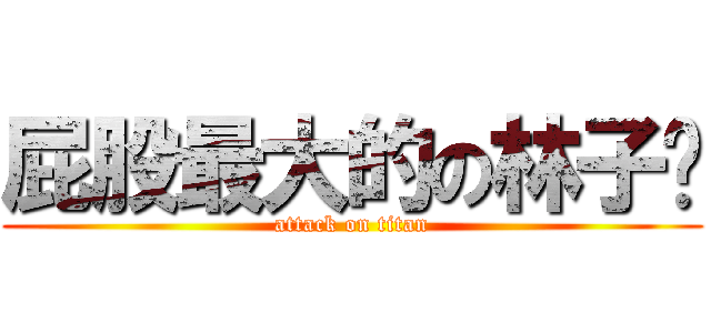 屁股最大的の林子涔 (attack on titan)