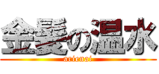 金髪の温水 (arienai)