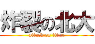 炸裂の北大 (attack on titan)