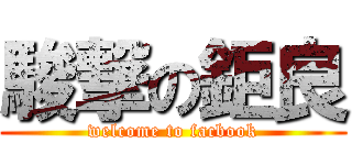駿撃の鉅良 (welcome to facbook)
