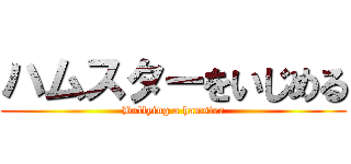 ハムスターをいじめる (Bullying a hamster)