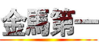 金馬第一 ()