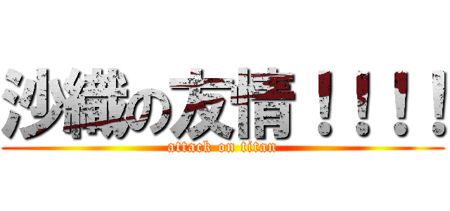 沙織の友情！！！！ (attack on titan)