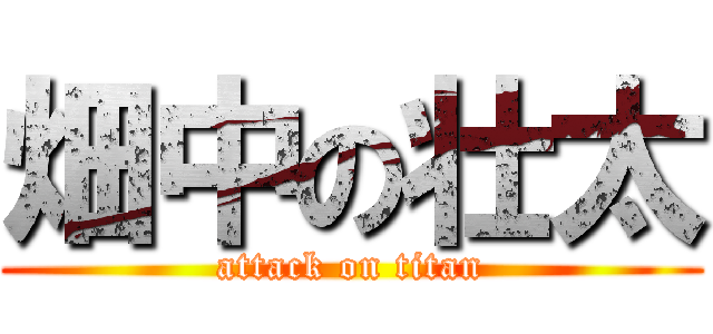 畑中の壮太 (attack on titan)