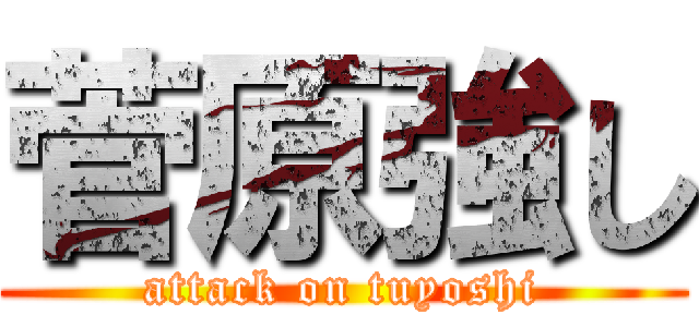 菅原強し (attack on tuyoshi)