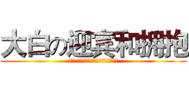 大白の迎宾和拥抱 (大白造型迎宾、与来宾拥抱、与来宾合影)