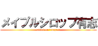 メイプルシロップ有志 (attack on "maple")