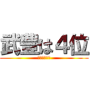 武豊は４位 (トーセンラー)