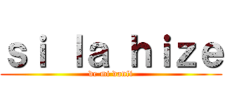 ｓｉ ｌａ ｈｉｚｅ (de mi danfi)