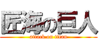 匠海の巨人 (attack on titan)