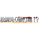 放假先０黎打風！？ (Typhoon in holiday)